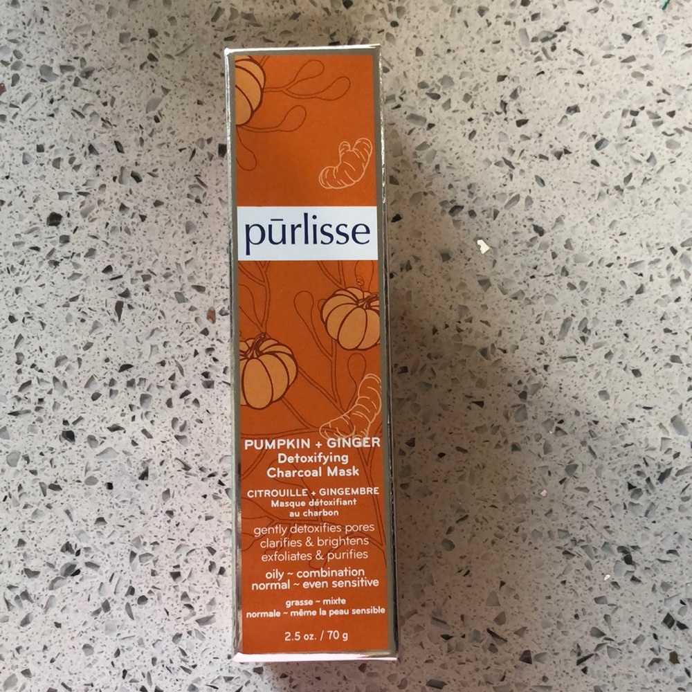 Pūrlisse Pumpkin& Ginger Detoxifying Charcoal Mask